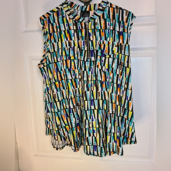 COPY - New Direction Woman's Retro Top, Size: XL, Color: Multi-colored - Picture 5 of 12